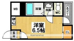 トルネード南住吉【5階】の間取り