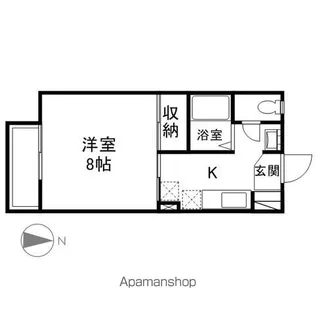 カサ・デ・サチ【2階】の間取り