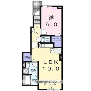 ラ・プロムナード Ⅱ【1階】の間取り
