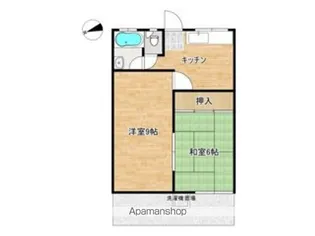 唐崎グリーンハイツ【1階】の間取り