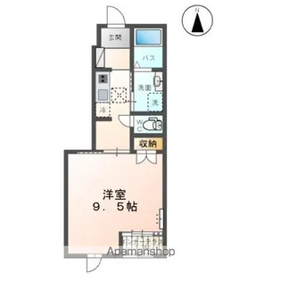 ヴァンベール六番館【1階】の間取り