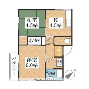 千田プレジール【2階】の間取り