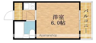 グリーンハイツ新森【202号室】の間取り