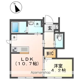 メゾン瑞祥【1階】の間取り