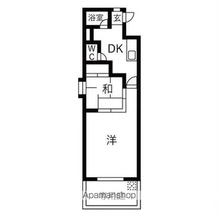 新日ビル豊明マンション【1階】の間取り