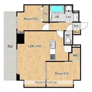 ジーグランデ西日暮里【2階】の間取り