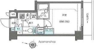 フェニックス西新宿弐番館【4階】の間取り