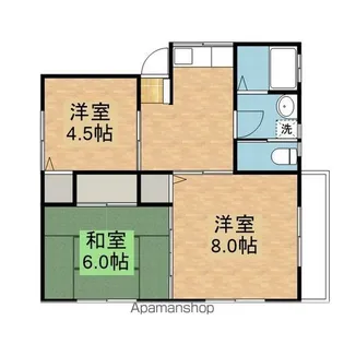 アイビーハウス【A-1号室】の間取り