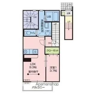 菜根ヒルズ【2階】の間取り