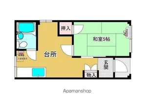 タウンハウス・カメリア【103号室】の間取り