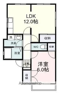 サンシャイン宮竹【201号室】の間取り