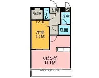 ヴェルデ【101号室】の間取り