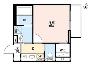 AVALON 西都賀【301号室】の間取り