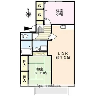 グリーンタウン津留崎【2階】の間取り