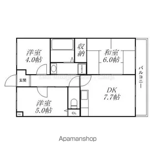 ブライトンステージ【1階】の間取り