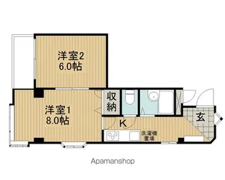 レジデンス923上諏訪【L- 1号室】の間取り