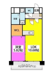 グーフィー平尾【4階】の間取り