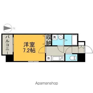 1Kの間取り画像