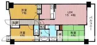 アリスト豊中清風荘【9階】の間取り