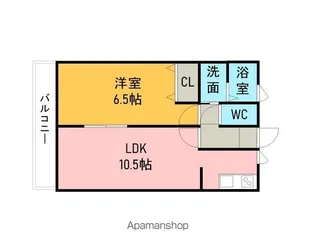 エクセレントFK【101号室】の間取り