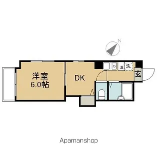 レジデンス東雲【103号室】の間取り