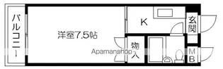 シティハウスK【706号室】の間取り