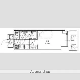 SーRESIDENCE江坂LIBLE【13階】の間取り