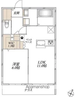 シャンティ—リオ【1階】の間取り