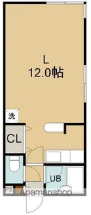 クレステージ宮前【3階】の間取り