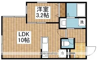 ALAISE米山【1階】の間取り