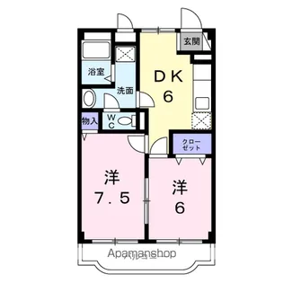 ゴールドティアラ【3階】の間取り