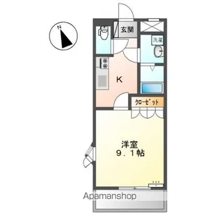 ウィルタウン【1階】の間取り