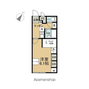 ポラール【B104号室】の間取り