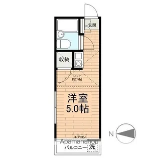 コーポ梅島【101号室】の間取り