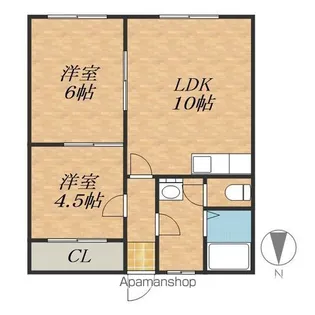 エスポワールIM Ⅲ【1階】の間取り