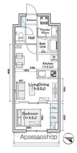 ディオスプラド【1階】の間取り