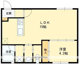 Luxe本町【1階】の間取り