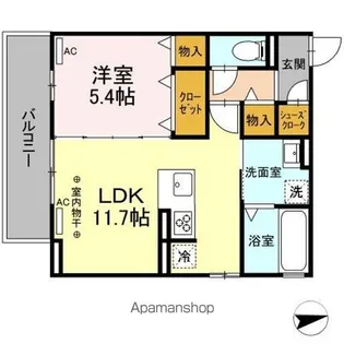 DーHILLS名塚町【2階】の間取り