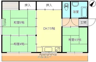 ジョイカードビル【606号室】の間取り