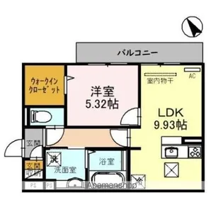 シャルム・リリー【1階】の間取り