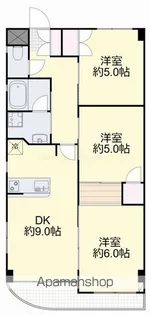 カトービル【3階】の間取り