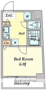 レキシントン・スクエア曙橋【8階】の間取り