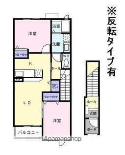 ベルフィオーレ B【2階】の間取り