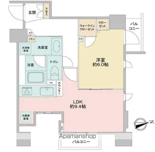 CAVANA浅草【8階】の間取り