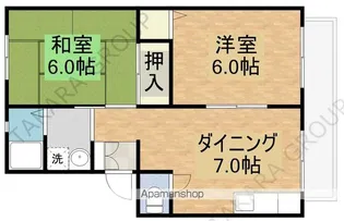 サンビレッジ・ラポール【1階】の間取り