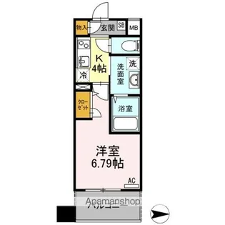 コンフォートレジデンス仙台東口【2階】の間取り