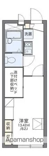 レオパレスステイブル【1階】の間取り