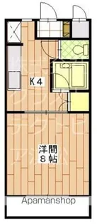 マンションレイクビュー【1階】の間取り