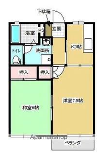 コーポ・それいゆ【2階】の間取り