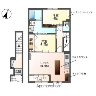 AMFORET(アーム・フォーレ)I【2階】の間取り